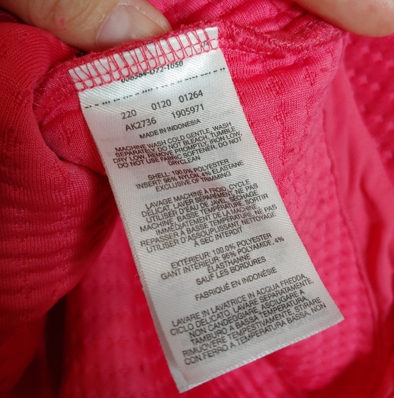 Columbia Saturday Trail Pullover Fleece Snap Neck Pink Textured Medium - Picture 9 of 11